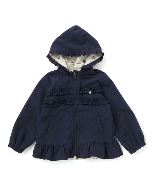 SLAP SLIP / スラップ スリップ テーラードジャケット | 無地総柄リバーシブルタフタジャケット(80~130cm) | 詳細2