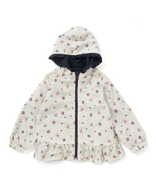 SLAP SLIP / スラップ スリップ テーラードジャケット | 無地総柄リバーシブルタフタジャケット(80~130cm) | 詳細4