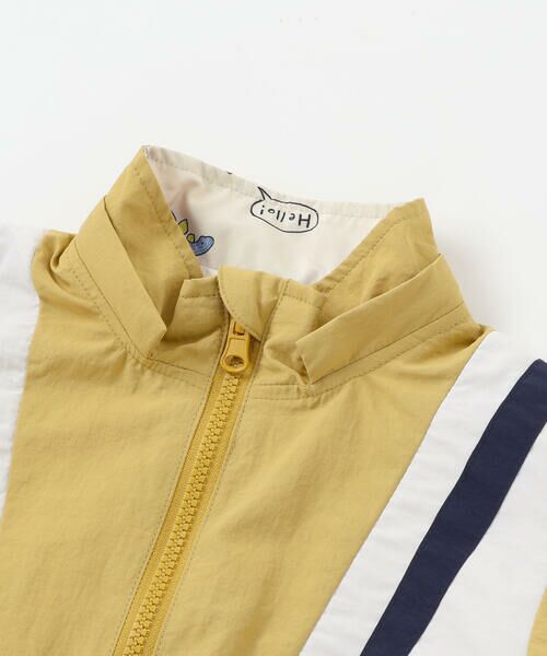 SLAP SLIP / スラップ スリップ テーラードジャケット | 肩切り替え無地総柄リバーシブルタフタジャケット(80~130cm) | 詳細15