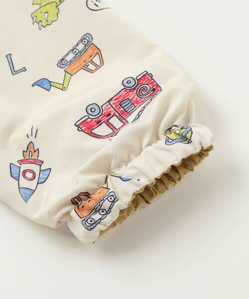 SLAP SLIP / スラップ スリップ テーラードジャケット | 肩切り替え無地総柄リバーシブルタフタジャケット(80~130cm) | 詳細23