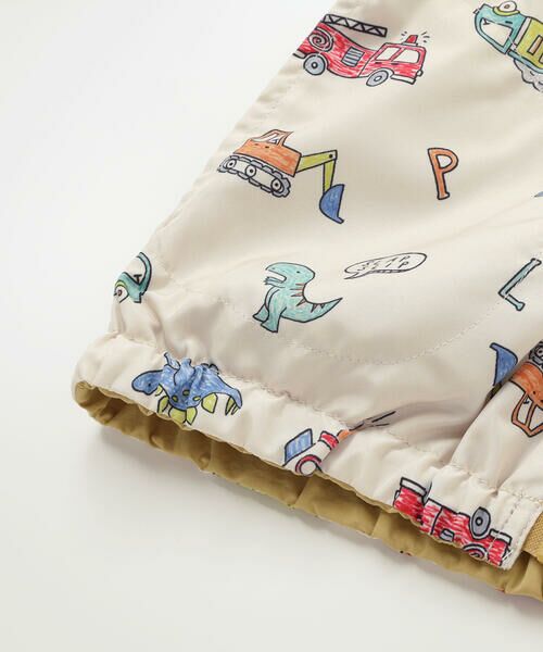 SLAP SLIP / スラップ スリップ テーラードジャケット | 肩切り替え無地総柄リバーシブルタフタジャケット(80~130cm) | 詳細25