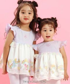 SLAP SLIP / スラップ スリップ シャツ・ブラウス | 【ケアベア×SLAP SLIP】肩フリル裾プリントチュニック(80~130cm)