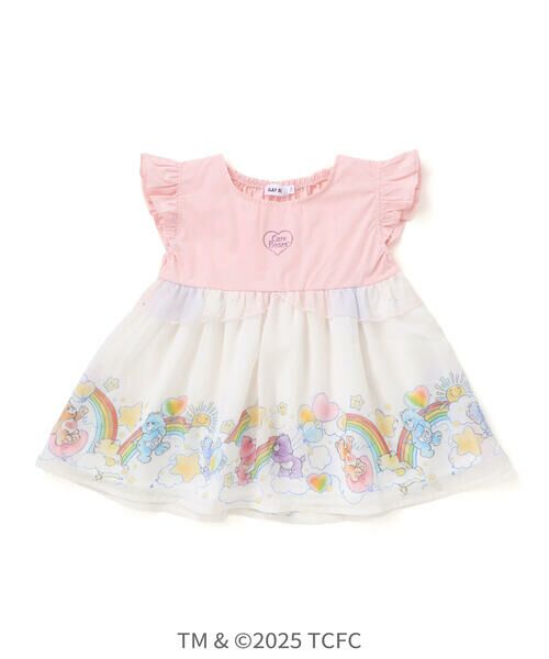 SLAP SLIP / スラップ スリップ シャツ・ブラウス | 【ケアベア×SLAP SLIP】肩フリル裾プリントチュニック(80~130cm) | 詳細4