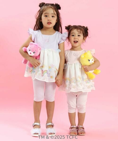 SLAP SLIP / スラップ スリップ シャツ・ブラウス | 【ケアベア×SLAP SLIP】肩フリル裾プリントチュニック(80~130cm) | 詳細11