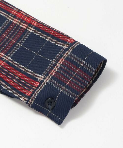 SLAP SLIP / スラップ スリップ シャツ・ブラウス | 【お揃い】ツイル胸ポケットチェックシャツ(80~130cm) | 詳細9