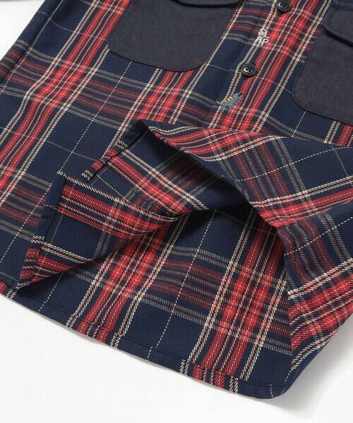 SLAP SLIP / スラップ スリップ シャツ・ブラウス | 【お揃い】ツイル胸ポケットチェックシャツ(80~130cm) | 詳細10