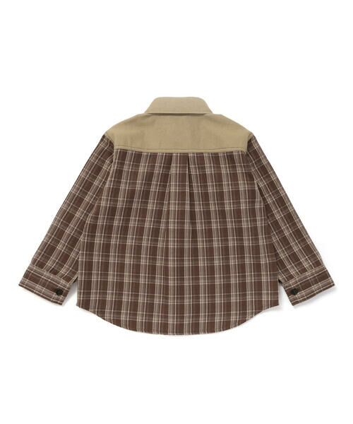 SLAP SLIP / スラップ スリップ シャツ・ブラウス | 【お揃い】ツイル胸ポケットチェックシャツ(80~130cm) | 詳細17