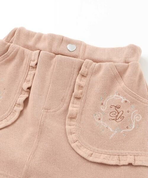 SLAP SLIP / スラップ スリップ ミニ・ひざ丈スカート | キラキラ刺しゅうフリルポケットスカッツ(80~120cm) | 詳細11