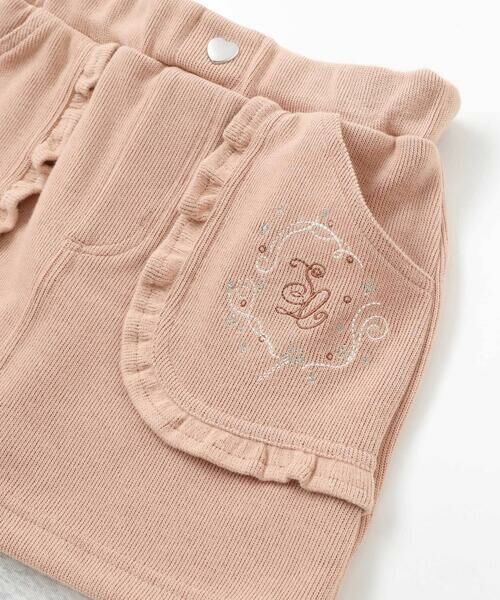 SLAP SLIP / スラップ スリップ ミニ・ひざ丈スカート | キラキラ刺しゅうフリルポケットスカッツ(80~120cm) | 詳細12