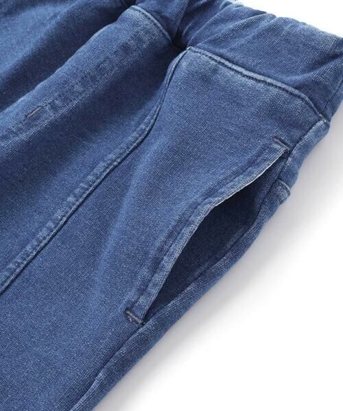 SLAP SLIP / スラップ スリップ チノ・ワークパンツ | 後ろポケットリボンフレアシルエット9分丈デニムパンツ(80~130cm) | 詳細14
