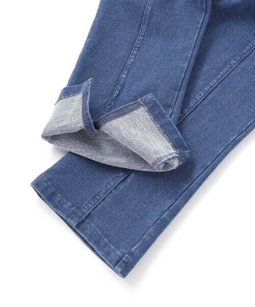 SLAP SLIP / スラップ スリップ チノ・ワークパンツ | 後ろポケットリボンフレアシルエット9分丈デニムパンツ(80~130cm) | 詳細16