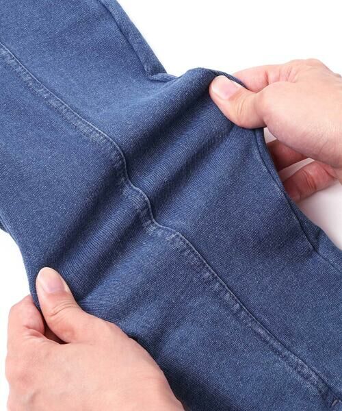 SLAP SLIP / スラップ スリップ チノ・ワークパンツ | 後ろポケットリボンフレアシルエット9分丈デニムパンツ(80~130cm) | 詳細18