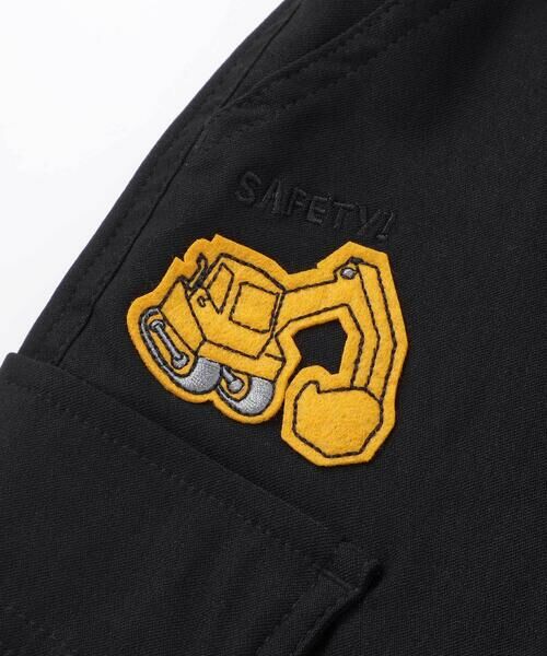 SLAP SLIP / スラップ スリップ チノ・ワークパンツ | 【らくのび】はたらくくるまモチーフスーパーストレッチツイルパンツ(80~130cm) | 詳細15