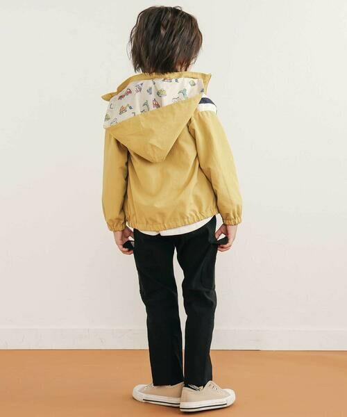 SLAP SLIP / スラップ スリップ チノ・ワークパンツ | 【らくのび】はたらくくるまモチーフスーパーストレッチツイルパンツ(80~130cm) | 詳細12