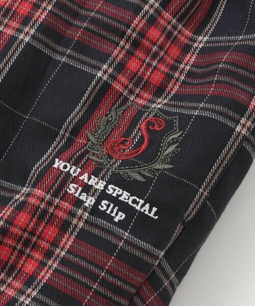 SLAP SLIP / スラップ スリップ チノ・ワークパンツ | 【お揃い】ツイルチェックリバーシブルパンツ(80~130cm) | 詳細12