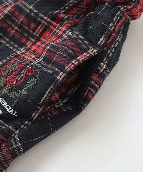 SLAP SLIP / スラップ スリップ チノ・ワークパンツ | 【お揃い】ツイルチェックリバーシブルパンツ(80~130cm) | 詳細13