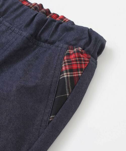 SLAP SLIP / スラップ スリップ チノ・ワークパンツ | 【お揃い】ツイルチェックリバーシブルパンツ(80~130cm) | 詳細7