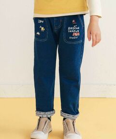 SLAP SLIP / スラップ スリップ チノ・ワークパンツ | 【お揃い】はたらくくるま恐竜プリントデニムニットパンツ(80~130cm)