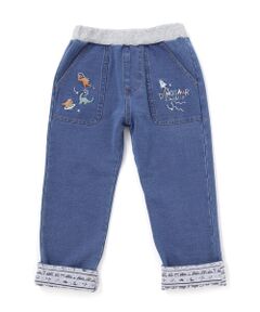 SLAP SLIP / スラップ スリップ チノ・ワークパンツ | 【お揃い】はたらくくるま恐竜プリントデニムニットパンツ(80~130cm)