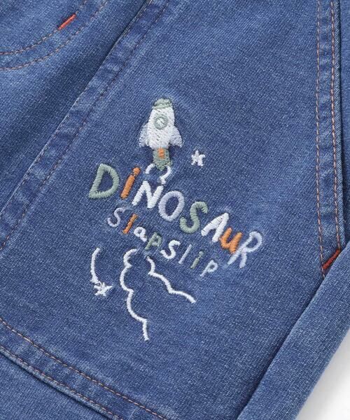 SLAP SLIP / スラップ スリップ チノ・ワークパンツ | 【お揃い】はたらくくるま恐竜プリントデニムニットパンツ(80~130cm) | 詳細15
