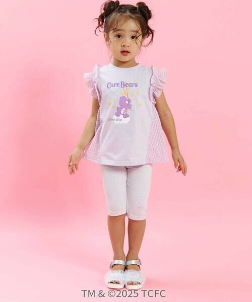 SLAP SLIP / スラップ スリップ レギンス・スパッツ | 【ケアベア×SLAP SLIP】裾モチーフおしりフリル5分丈レギンス(80~130cm) | 詳細12