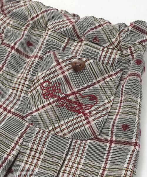 SLAP SLIP / スラップ スリップ ミニ・ひざ丈スカート | 【お揃い】チェック前ポケットタックスカパン(90~130cm) | 詳細5