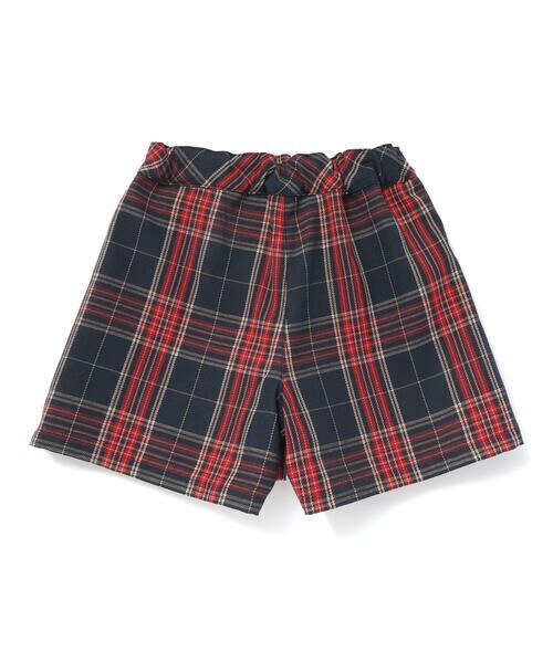 SLAP SLIP / スラップ スリップ ミニ・ひざ丈スカート | 【お揃い】チェック前ポケットタックスカパン(90~130cm) | 詳細9