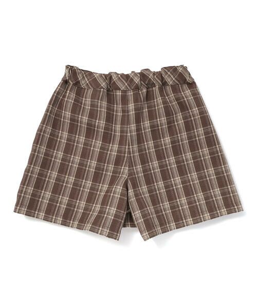 SLAP SLIP / スラップ スリップ ミニ・ひざ丈スカート | 【お揃い】チェック前ポケットタックスカパン(90~130cm) | 詳細12