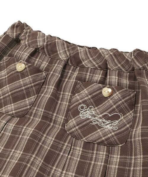 SLAP SLIP / スラップ スリップ ミニ・ひざ丈スカート | 【お揃い】チェック前ポケットタックスカパン(90~130cm) | 詳細13