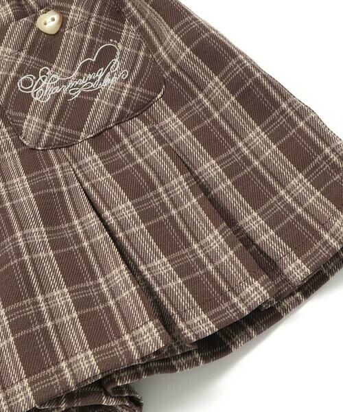 SLAP SLIP / スラップ スリップ ミニ・ひざ丈スカート | 【お揃い】チェック前ポケットタックスカパン(90~130cm) | 詳細15