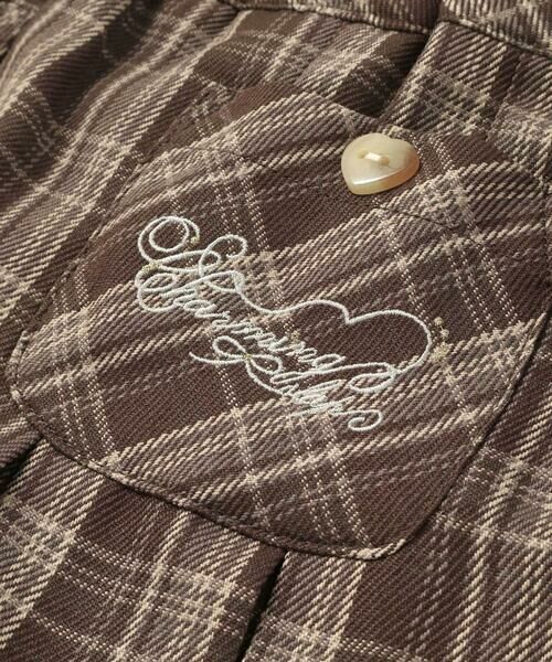 SLAP SLIP / スラップ スリップ ミニ・ひざ丈スカート | 【お揃い】チェック前ポケットタックスカパン(90~130cm) | 詳細16