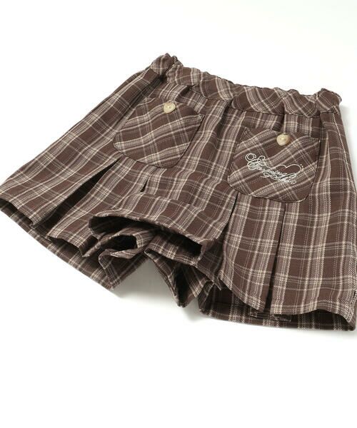 SLAP SLIP / スラップ スリップ ミニ・ひざ丈スカート | 【お揃い】チェック前ポケットタックスカパン(90~130cm) | 詳細17