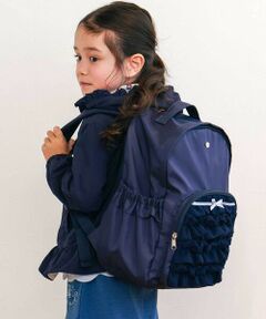 SLAP SLIP / スラップ スリップ バッグ | ギャザーフリルポケット付き背面メッシュリュック(M~L)