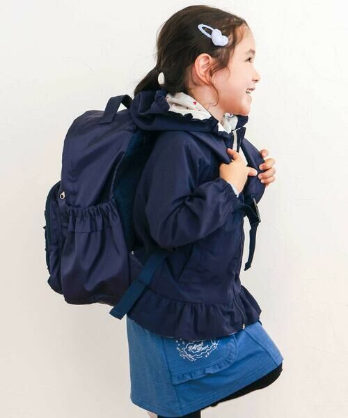 SLAP SLIP / スラップ スリップ バッグ | ギャザーフリルポケット付き背面メッシュリュック(M~L) | 詳細3