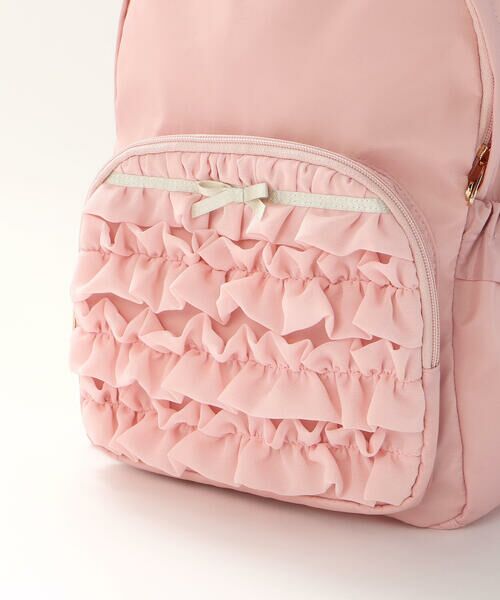 SLAP SLIP / スラップ スリップ バッグ | ギャザーフリルポケット付き背面メッシュリュック(M~L) | 詳細12