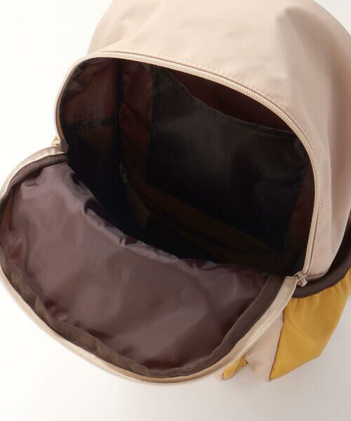 SLAP SLIP / スラップ スリップ バッグ | アニマルクマ刺しゅうポケット背面メッシュバイカラーリュック(M~L) | 詳細11