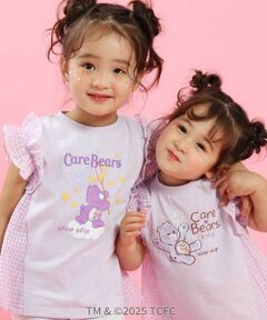 SLAP SLIP / スラップ スリップ Tシャツ | 【ケアベア×SLAP SLIP】イラストプリントサイド切り替え袖フリルTシャツ(80~130cm)