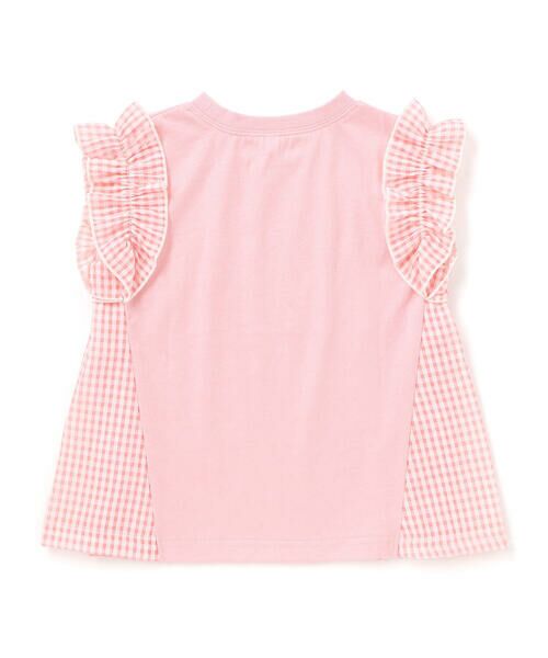 SLAP SLIP / スラップ スリップ Tシャツ | 【ケアベア×SLAP SLIP】イラストプリントサイド切り替え袖フリルTシャツ(80~130cm) | 詳細13