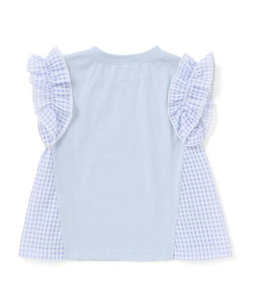 SLAP SLIP / スラップ スリップ Tシャツ | 【ケアベア×SLAP SLIP】イラストプリントサイド切り替え袖フリルTシャツ(80~130cm) | 詳細18