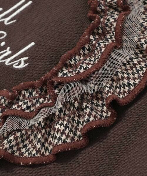 SLAP SLIP / スラップ スリップ Tシャツ | レースチュールハート裾フリルTシャツ(80~130cm) | 詳細8