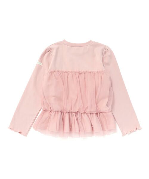 SLAP SLIP / スラップ スリップ Tシャツ | リボンいっぱいギャザーチュールドッキングトップス(90~130cm) | 詳細15