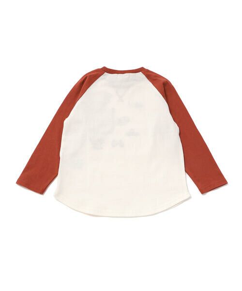 SLAP SLIP / スラップ スリップ Tシャツ | 【お揃い】はたらくくるま恐竜刺しゅう胸ポケット付きラグランTシャツ(80~130cm) | 詳細2