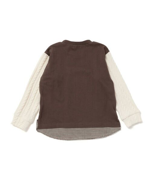 SLAP SLIP / スラップ スリップ Tシャツ | お出かけ恐竜モチーフ切り替えTシャツ(80~130cm) | 詳細15