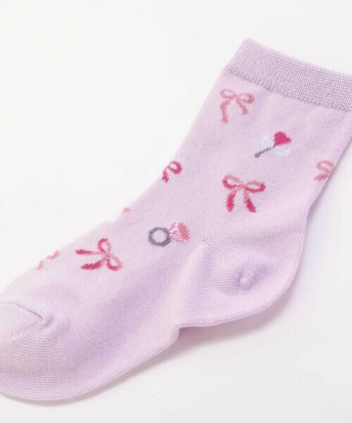 SLAP SLIP / スラップ スリップ ソックス | バレエシューズ風デザイン+いろいろ総柄ソックス2点セット(13~21cm) | 詳細4