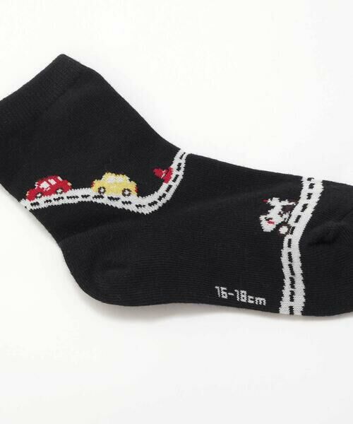 SLAP SLIP / スラップ スリップ ソックス | 消防車おにぎり恐竜ワンポイント+いろいろ総柄ソックス2点セット(13~21cm) | 詳細4