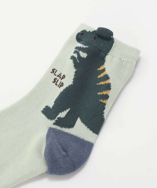 SLAP SLIP / スラップ スリップ ソックス | 消防車おにぎり恐竜ワンポイント+いろいろ総柄ソックス2点セット(13~21cm) | 詳細13