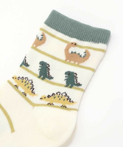 SLAP SLIP / スラップ スリップ ソックス | 消防車おにぎり恐竜ワンポイント+いろいろ総柄ソックス2点セット(13~21cm) | 詳細15