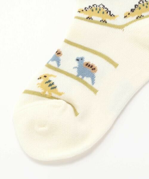 SLAP SLIP / スラップ スリップ ソックス | 消防車おにぎり恐竜ワンポイント+いろいろ総柄ソックス2点セット(13~21cm) | 詳細16