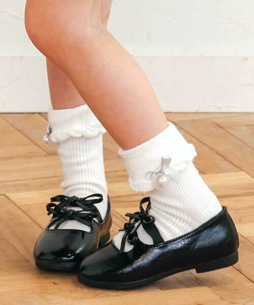 SLAP SLIP / スラップ スリップ ブーツ（ショート丈） | ダブルリボンバレエシューズ(14~20cm) | 詳細1