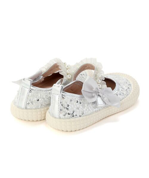 SLAP SLIP / スラップ スリップ フラットシューズ | キラキラスパンコールパールストラップシューズ(14~18cm) | 詳細7